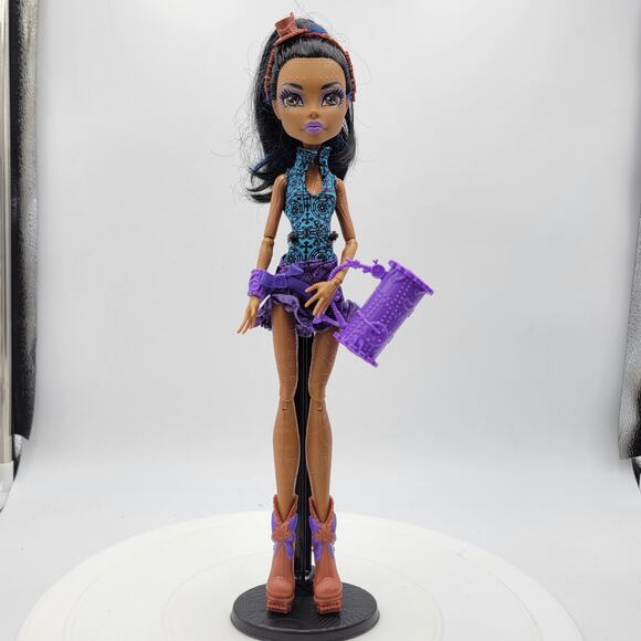 Monster High Doll Robecca Steam 10" Brown Purple Dance Class 2012 Accessories - Picture 2 of 14